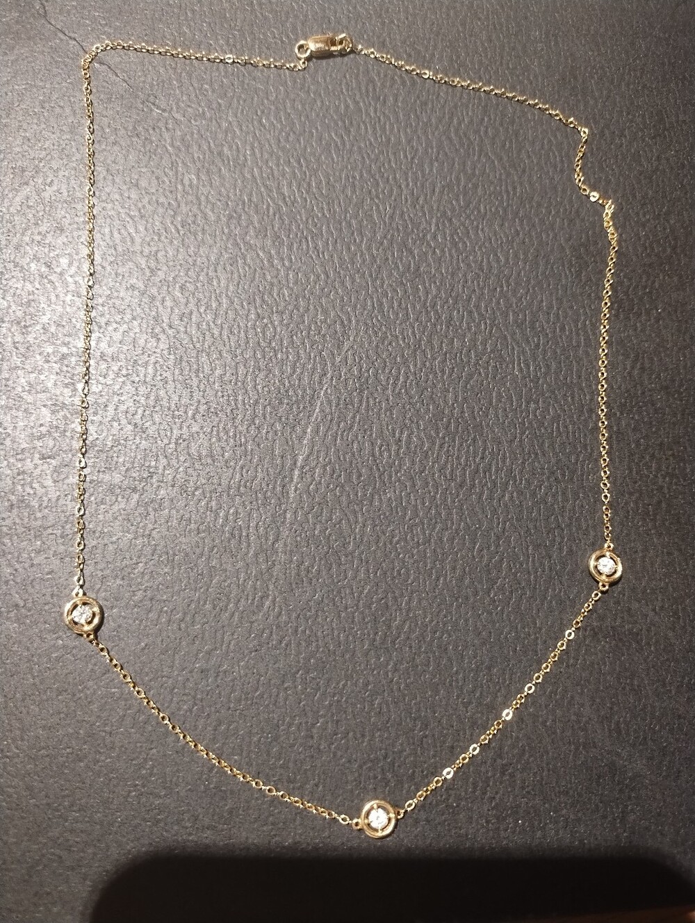 14kt Gold  diamond Necklace